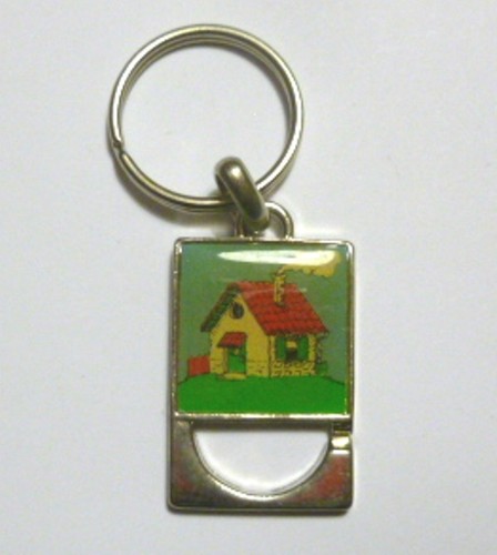 Vecchio portachiavi metallico - vecchio,